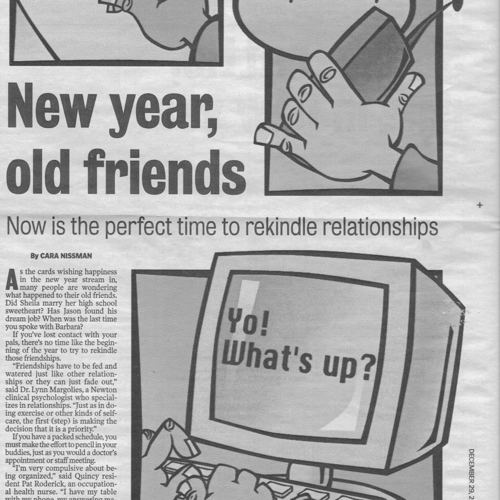 Hands writing a letter and typing on a computer, with speech bubbles saying "Hey, Buddy!" and "Yo! What's up?