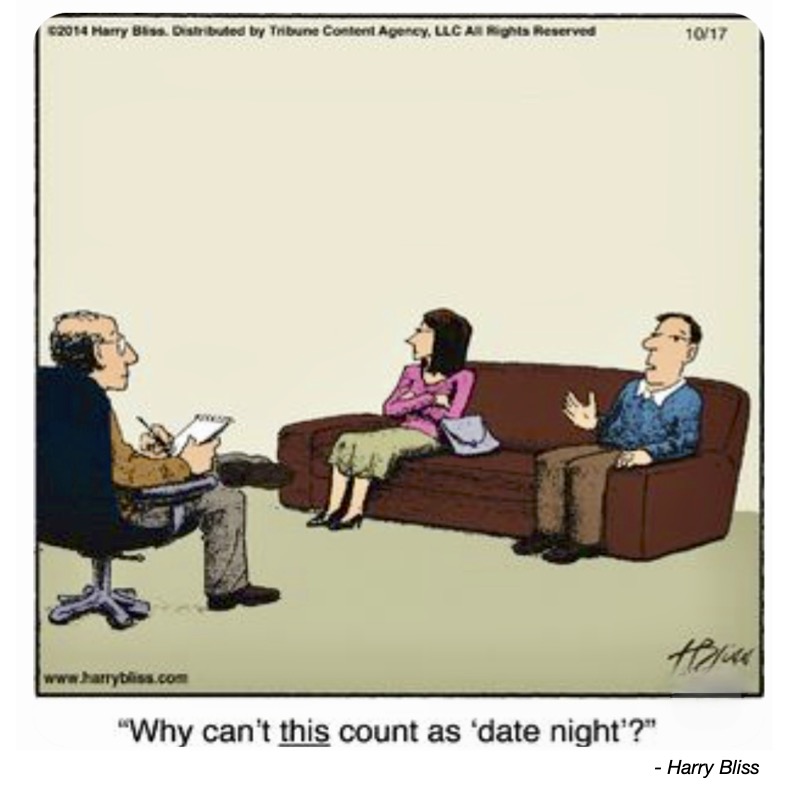 A therapist takes notes while a couple discusses their relationship on a couch.